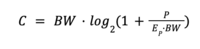 Channel capacity formula FSOC.png